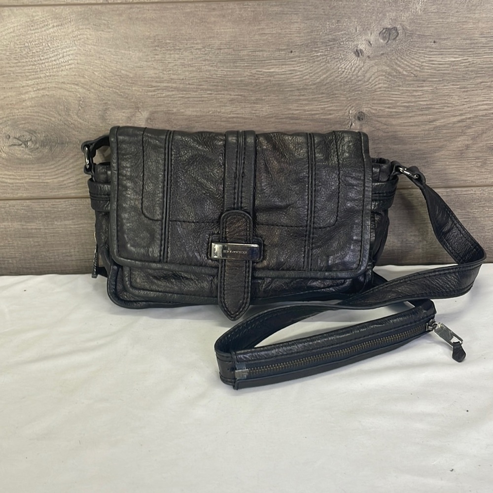 Juicy Couture Black Leather Crossbody Bag